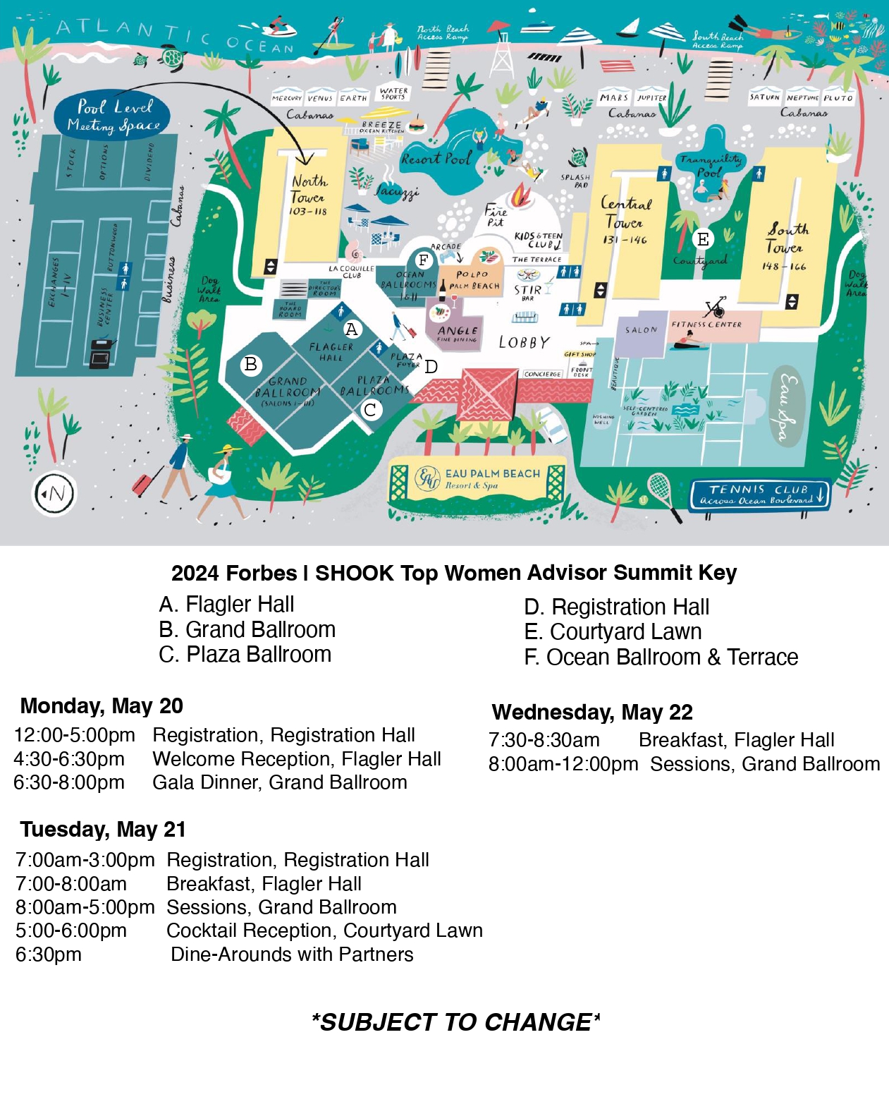 2024 Forbes/SHOOK Top Women Advisor Summit Events SHOOK