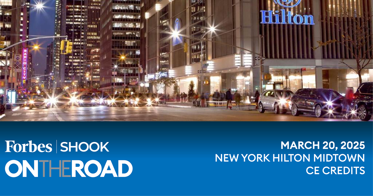 2025 Forbes SHOOK On The Road Regional Event Events